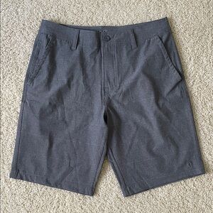 Hang Ten Charcoal Flat Front Shorts - Size 32